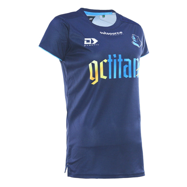 2026 Gold Coast Titans NRLW Ladies Warm Up Tee
