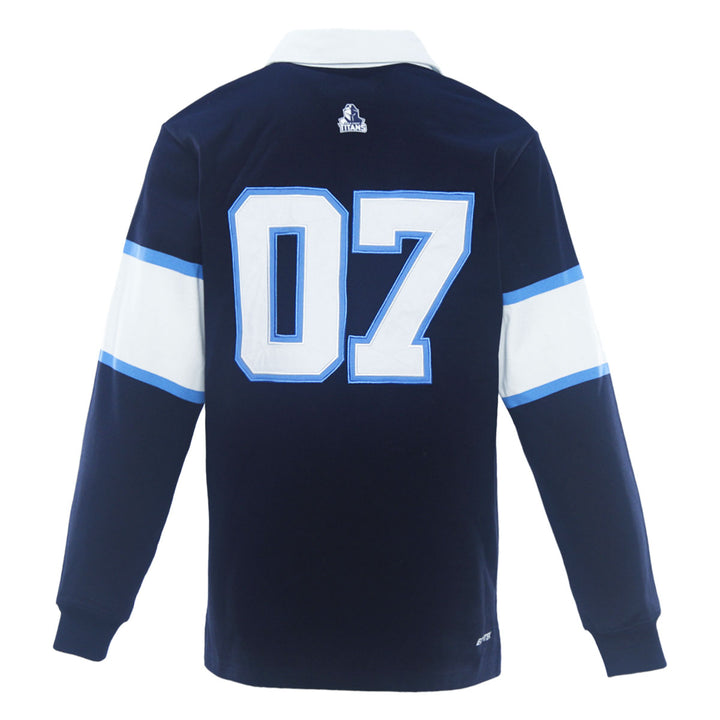 2026 GC Titans Mens LS Traditional Polo - Navy