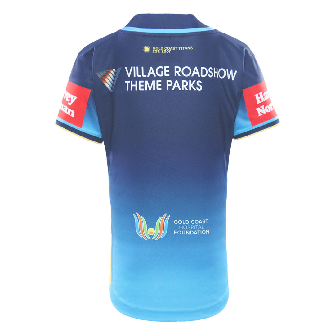 2026 Gold Coast Titans NRLW Juniors Replica Home Jersey