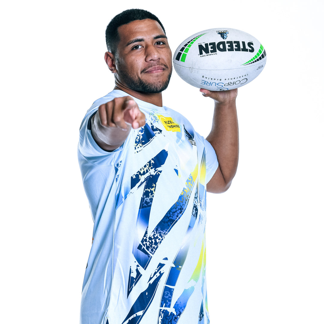 2024 Gold Coast Titans Mens Light Blue Training Tee