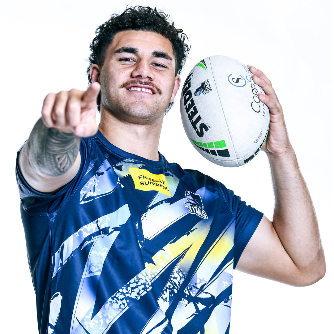 2024 Gold Coast Titans Mens Navy Training Tee