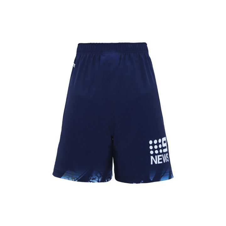 2024 Gold Coast Titans Junior Navy Gym Short-BACK