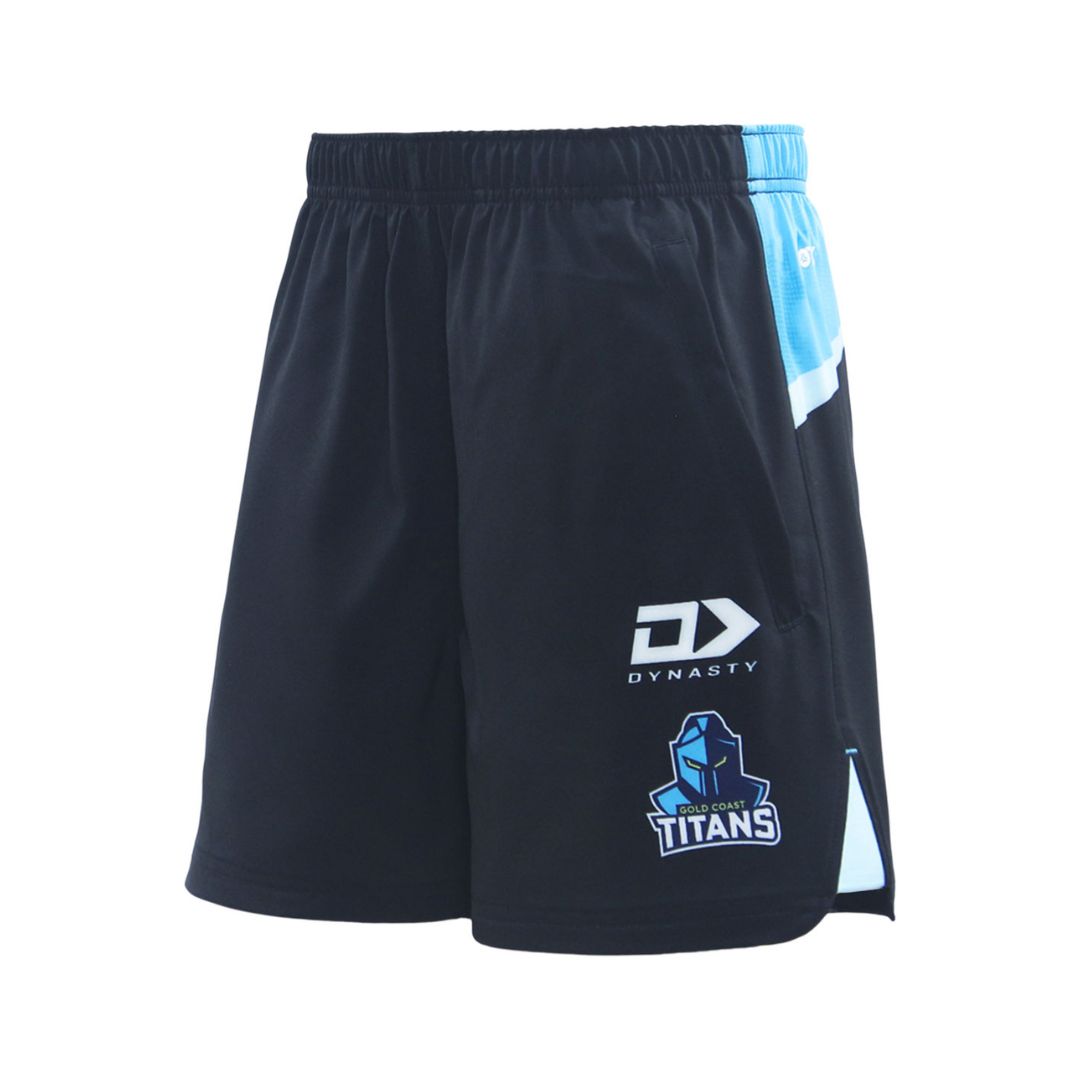 2025 Gold Coast Titans Junior Black Gym Shorts