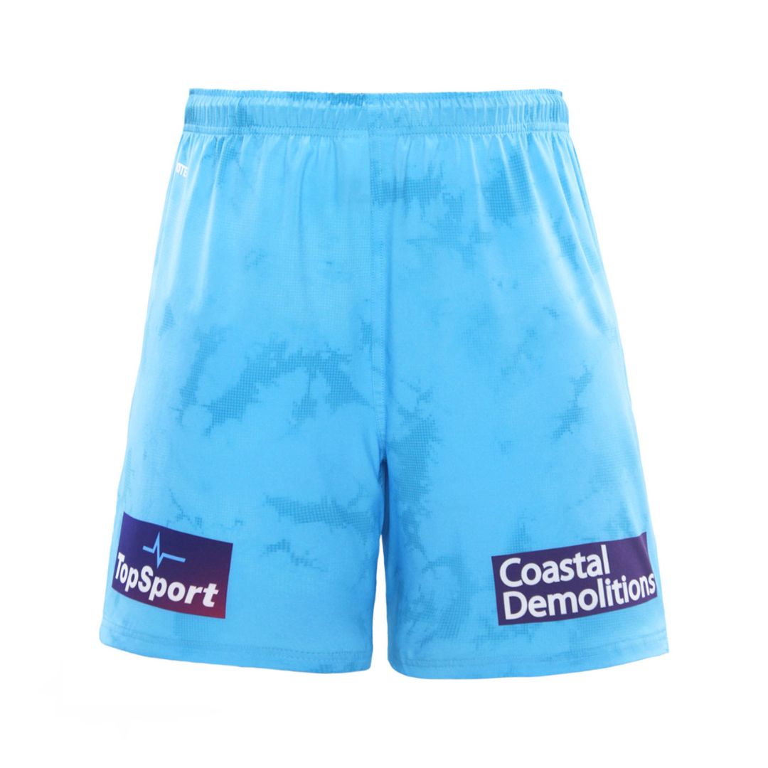 2025 Gold Coast Titans Mens Cyan Gym Shorts