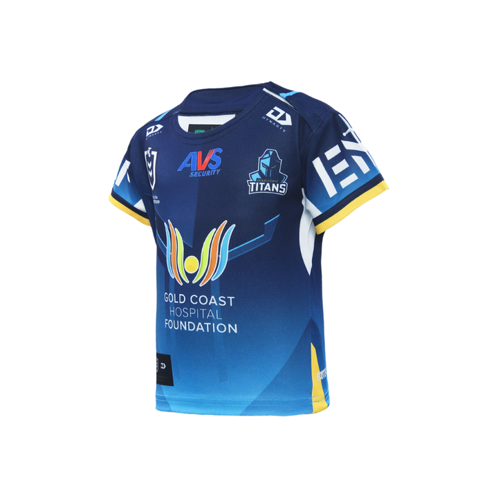 2026 Gold Coast Titans Toddler Replica Home Jersey - Fade