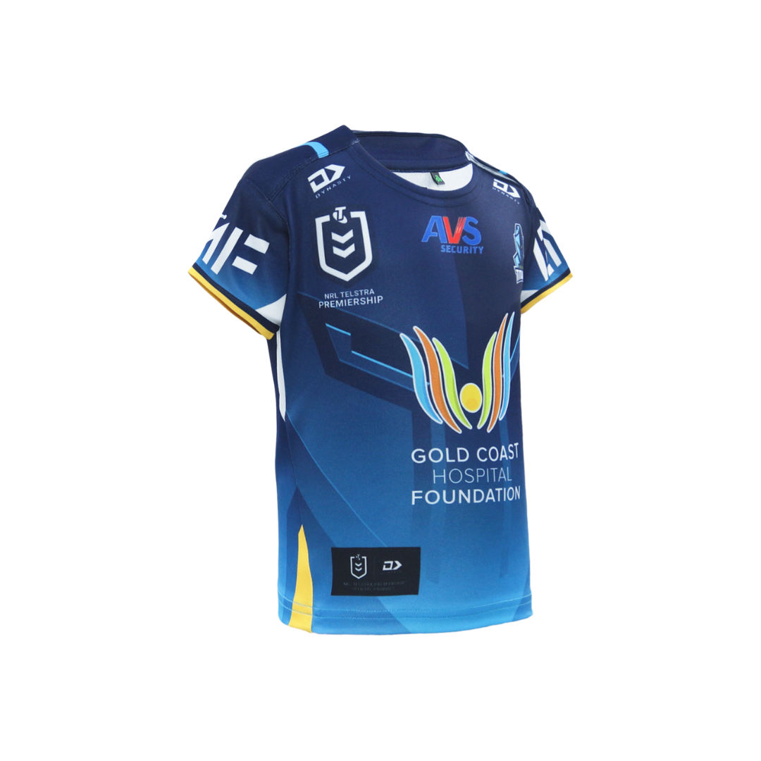 2026 Gold Coast Titans Toddler Replica Home Jersey - Fade