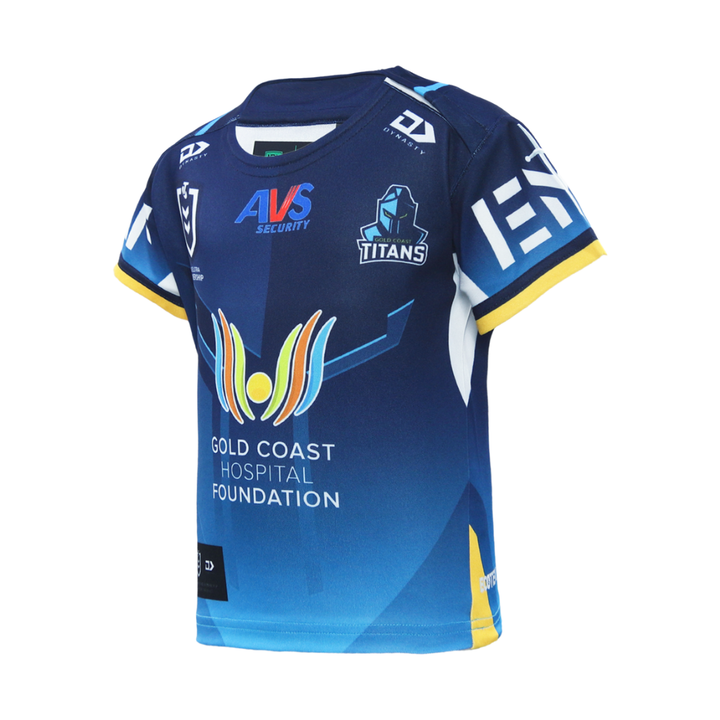 2026 Gold Coast Titans Junior Replica Home Jersey - Fade