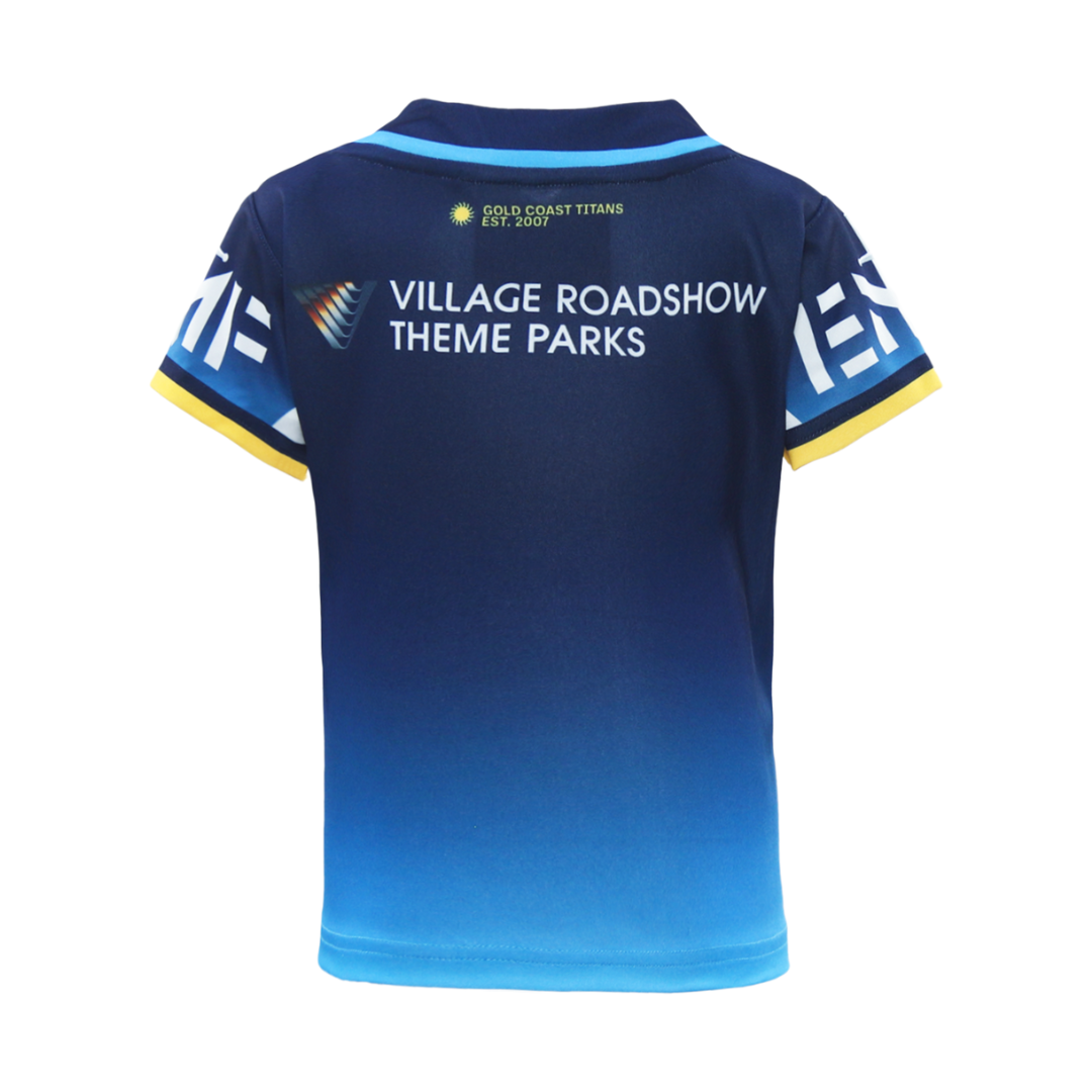 2026 Gold Coast Titans Junior Replica Home Jersey - Fade