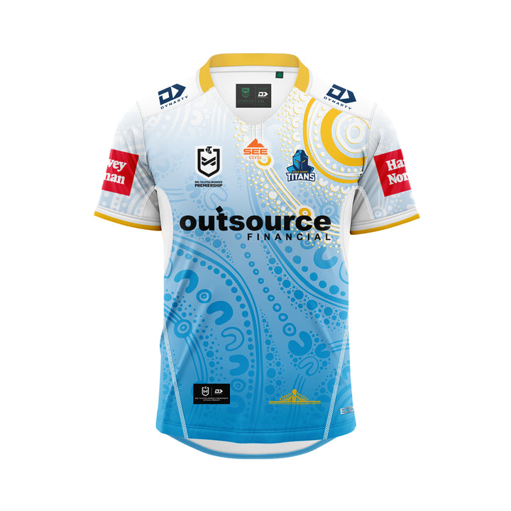 2025 Gold Coast Titans NRLW Junior Replica Indigenous Jersey (PRE-SALE)