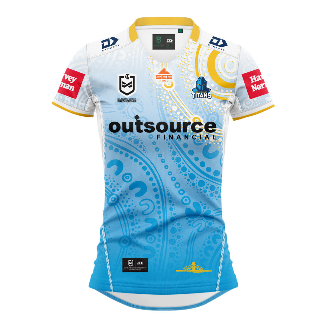2025 Gold Coast Titans NRLW Ladies Replica Indigenous Jersey (PRE-SALE)