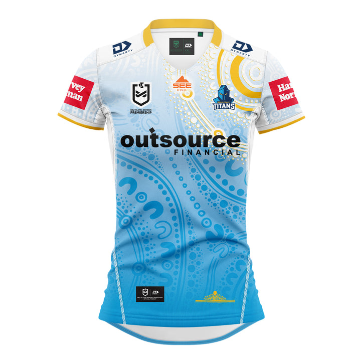 2025 Gold Coast Titans NRLW Ladies Replica Indigenous Jersey (PRE-SALE)