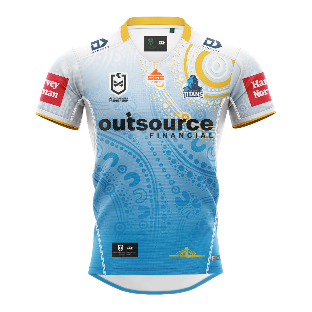 2025 Gold Coast Titans NRLW Mens Replica Indigenous Jersey (PRE-SALE)