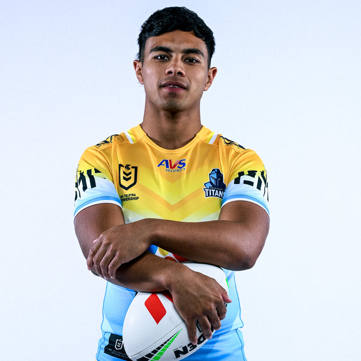2026 Gold Coast Titans Mens Replica Away Jersey - Gold
