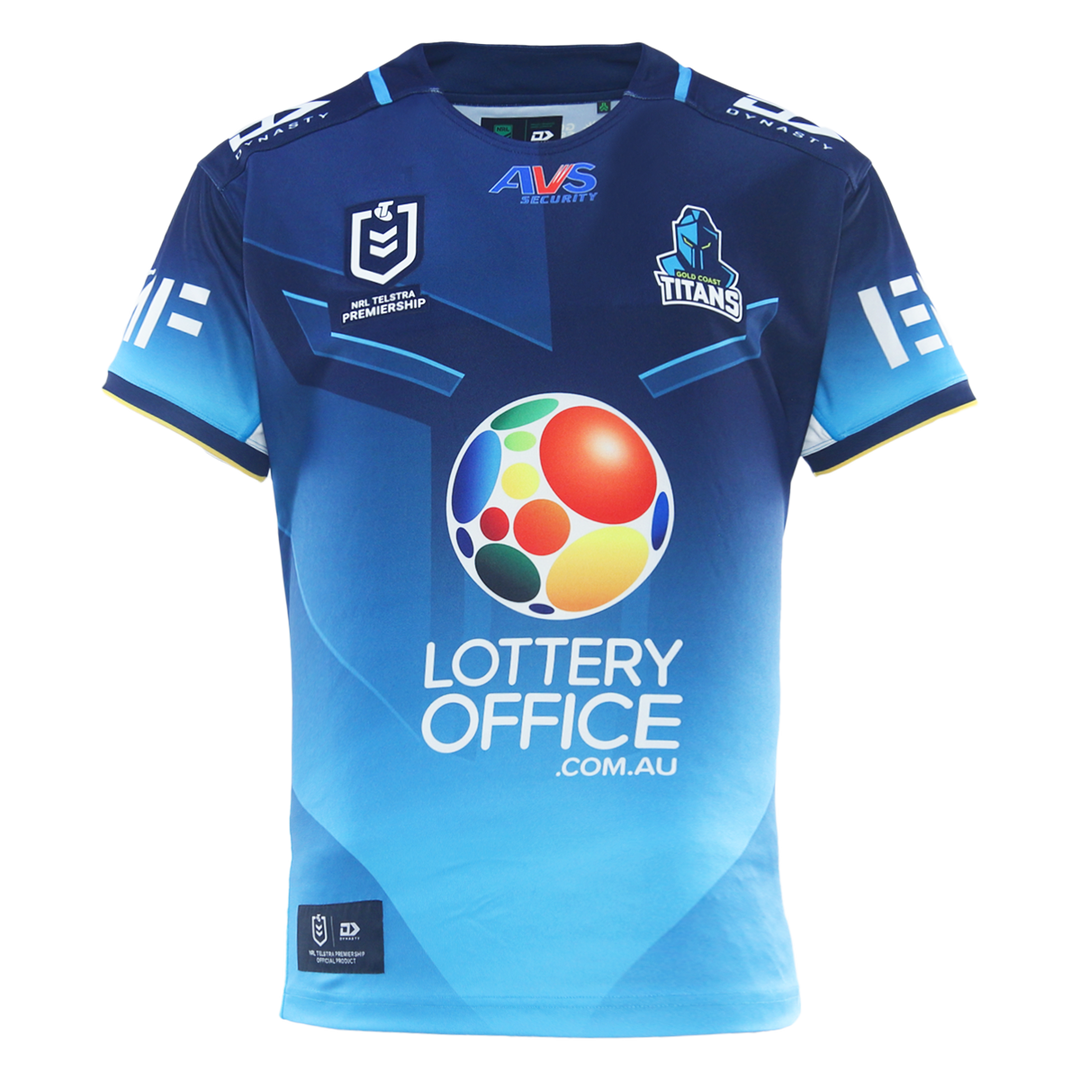 2026 Gold Coast Titans Mens Replica Home Jersey - Fade