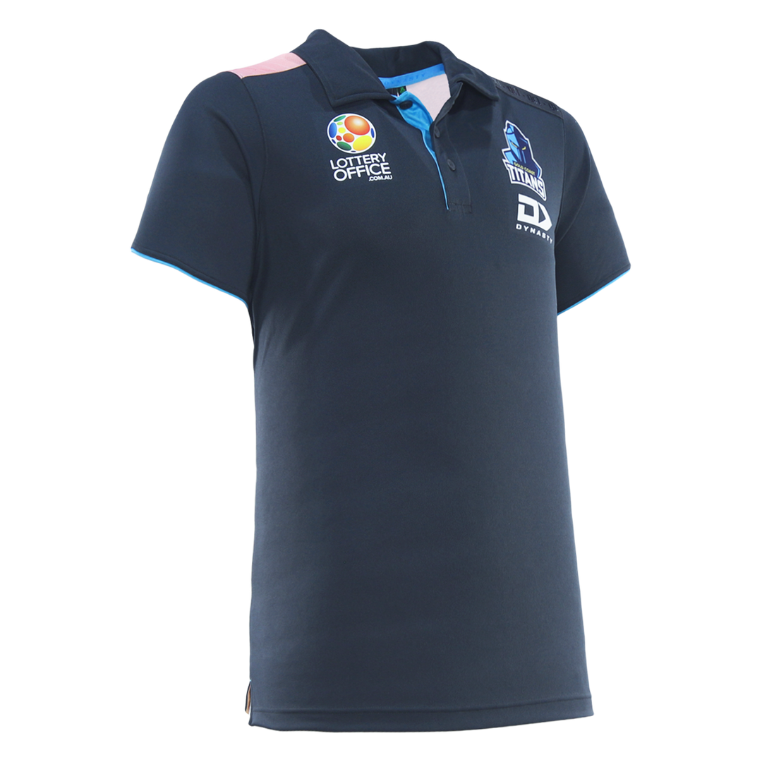 2026 Gold Coast Titans Adults Club Polo - Charcoal