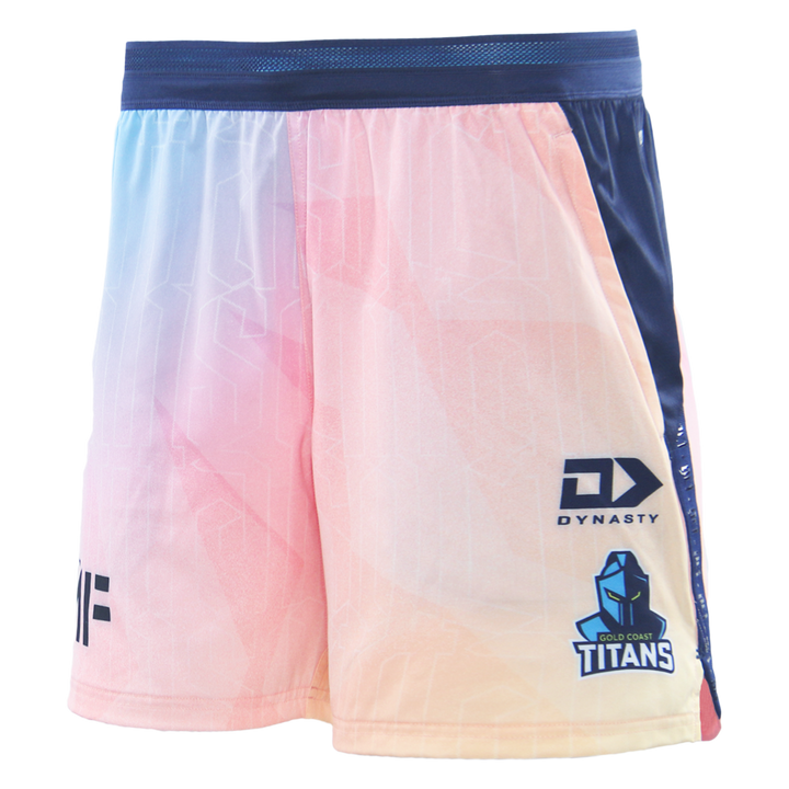 2026 Gold Coast Titans Mens Gym Short - Sunset