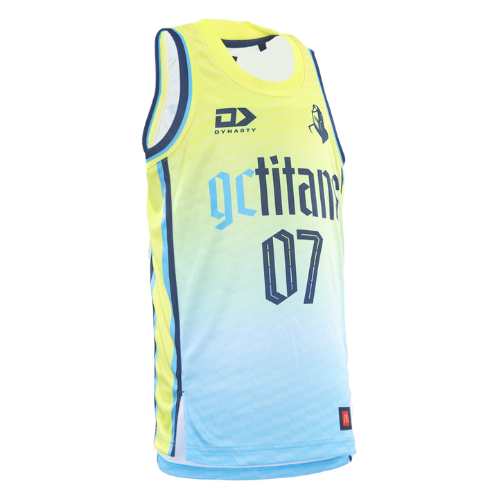 2026 Gold Coast Titans Junior Basketball Singlet