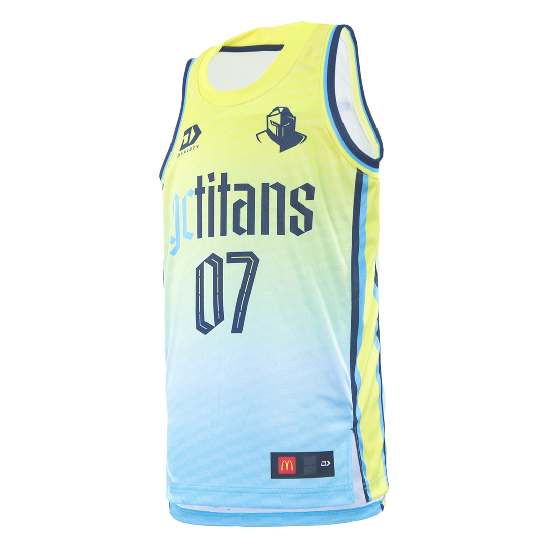 2026 Gold Coast Titans Junior Basketball Singlet