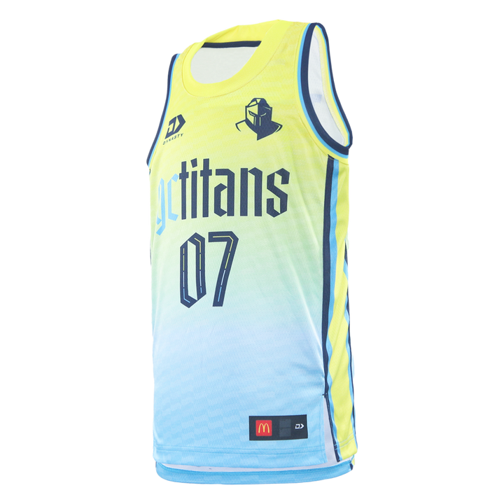 2026 Gold Coast Titans Junior Basketball Singlet