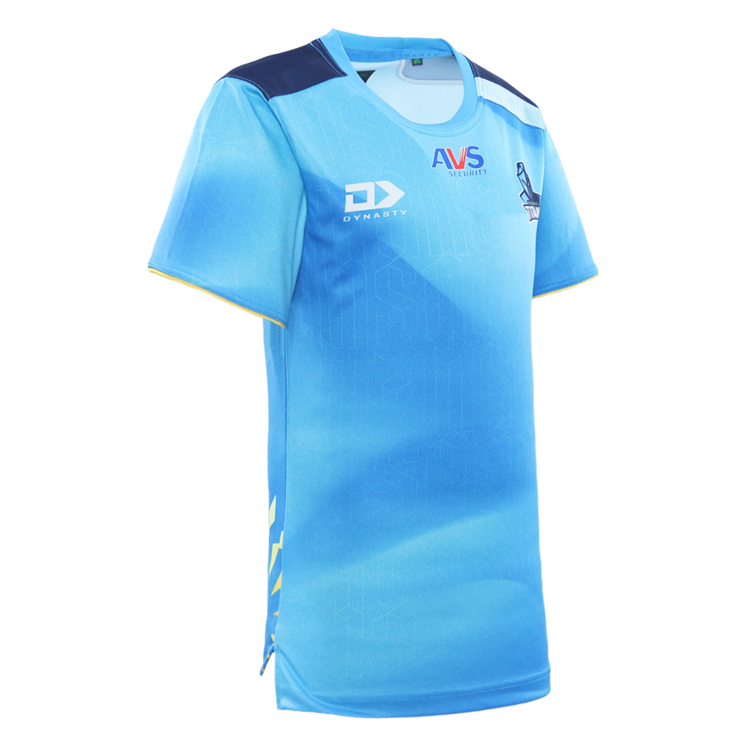2026 Gold Coast Titans Junior Training Tee - Cyan