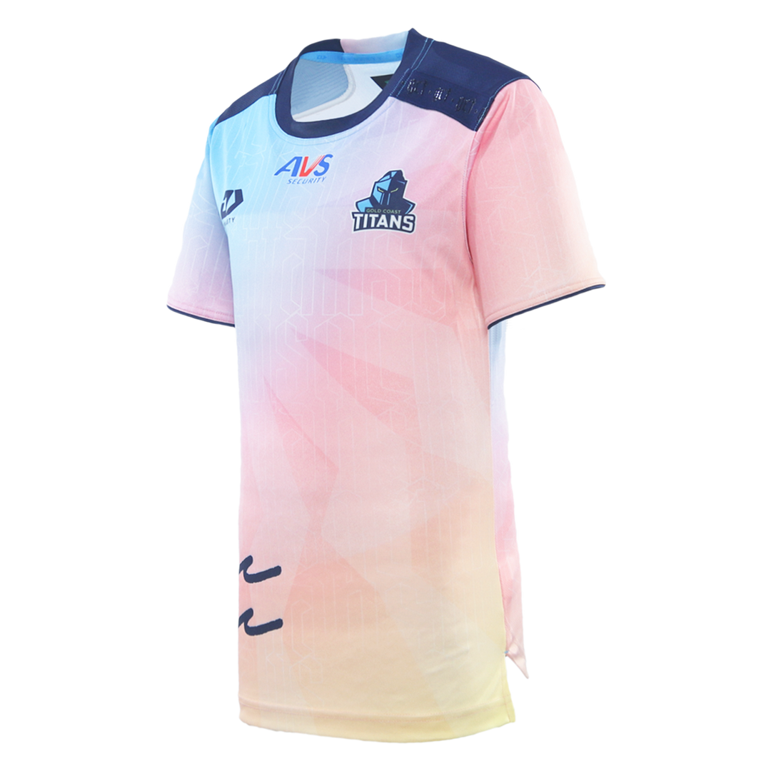 2026 Gold Coast Titans Junior Training Tee - Sunset
