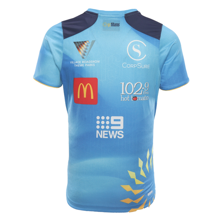 2026 Gold Coast Titans Mens Training Tee - Cyan