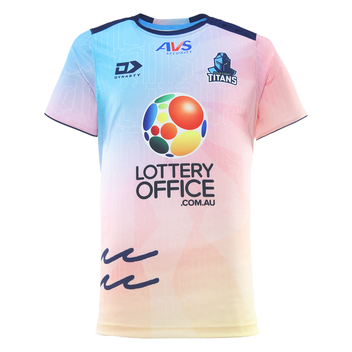 2026 Gold Coast Titans Mens Training Tee - Sunset