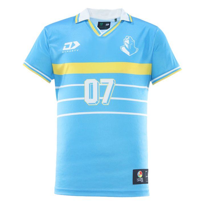 2026 Gold Coast Titans Mens Retro Football Tee- Cyan