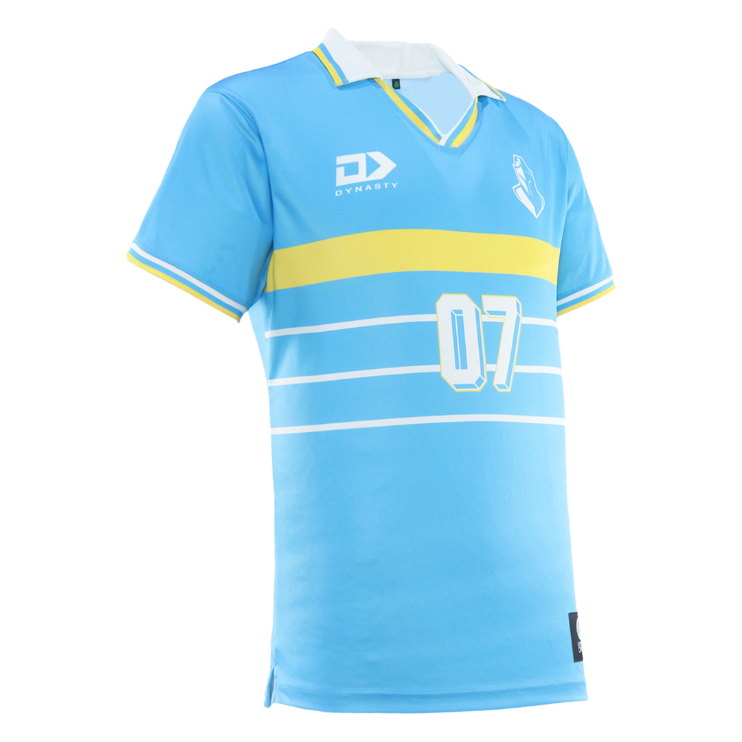 2026 Gold Coast Titans Mens Retro Football Tee- Cyan
