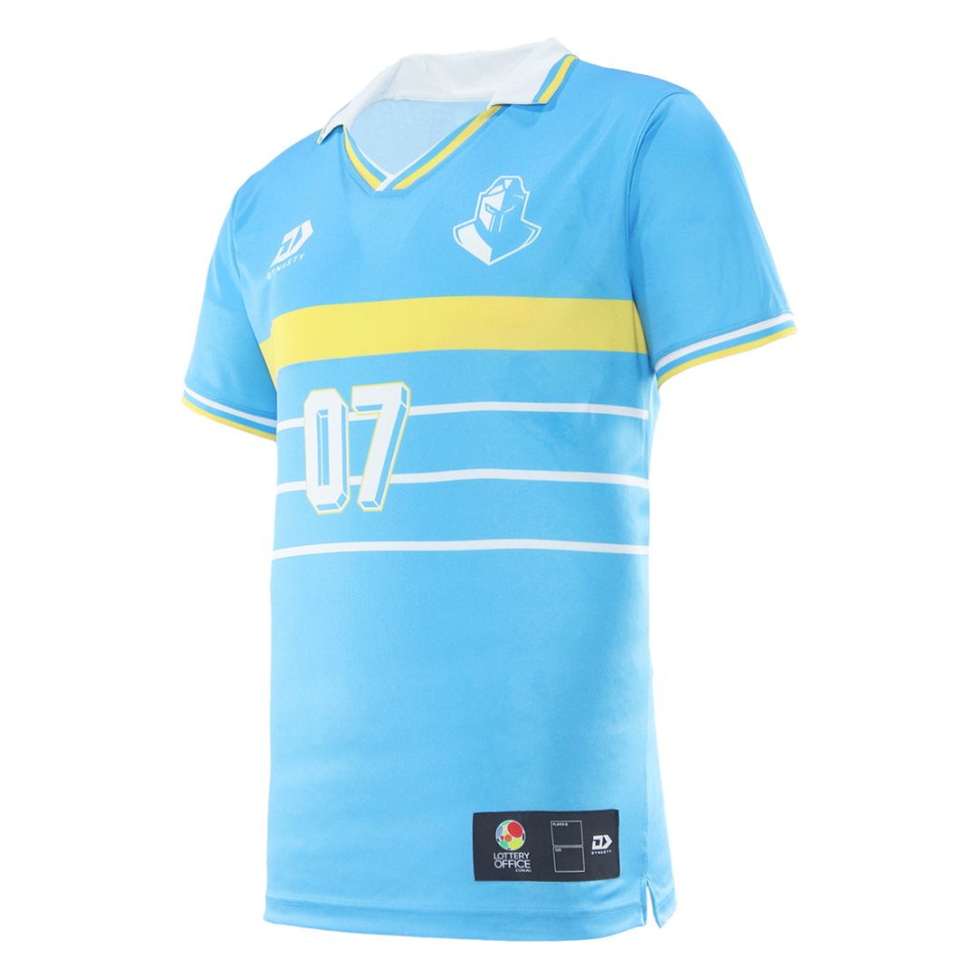 2026 Gold Coast Titans Mens Retro Football Tee- Cyan