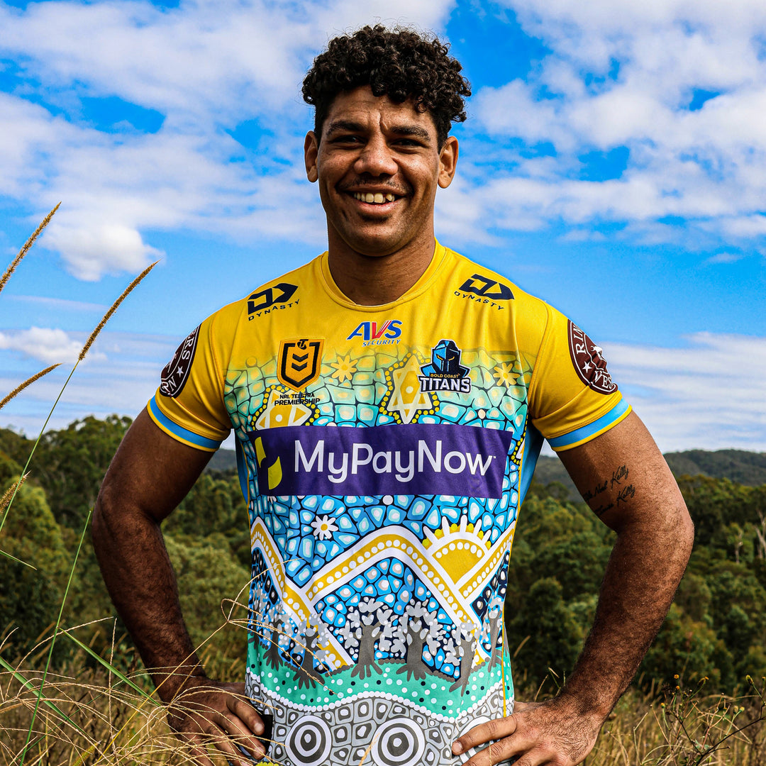 2023 Gold Coast Titans Mens Replica Indigenous Jersey