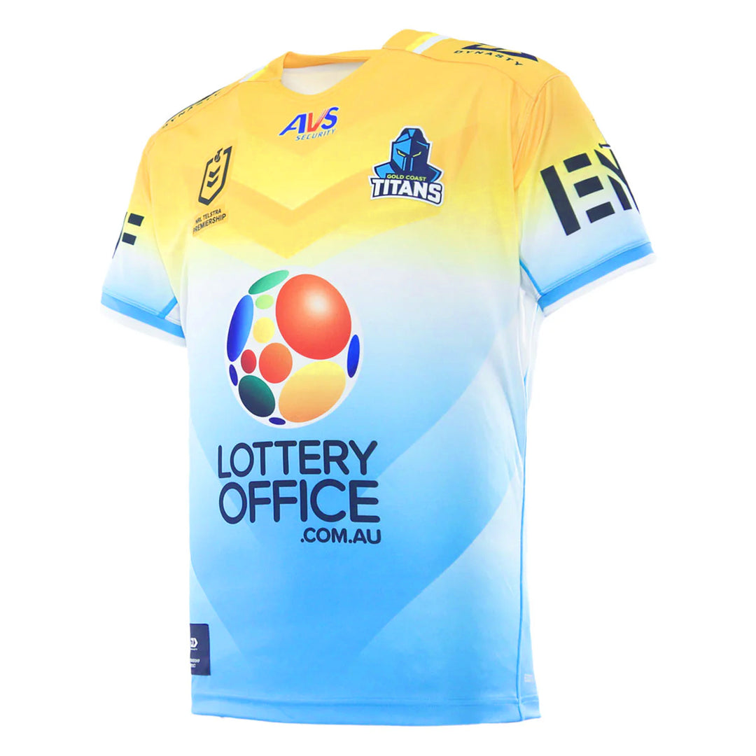 2026 Gold Coast Titans Mens Replica Away Jersey - Gold