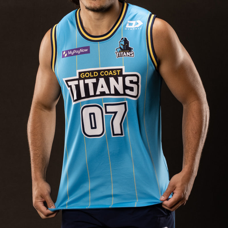 2022 Gold Coast Titans Mens Basketball Singlet – Gold Coast Titans Official  Apparel