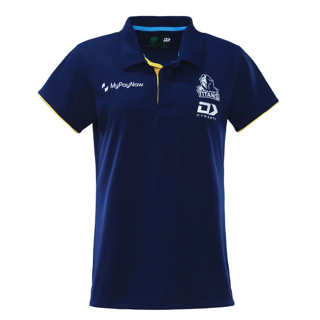 2023 Gold Coast Titans Ladies Media Polo-FRONT