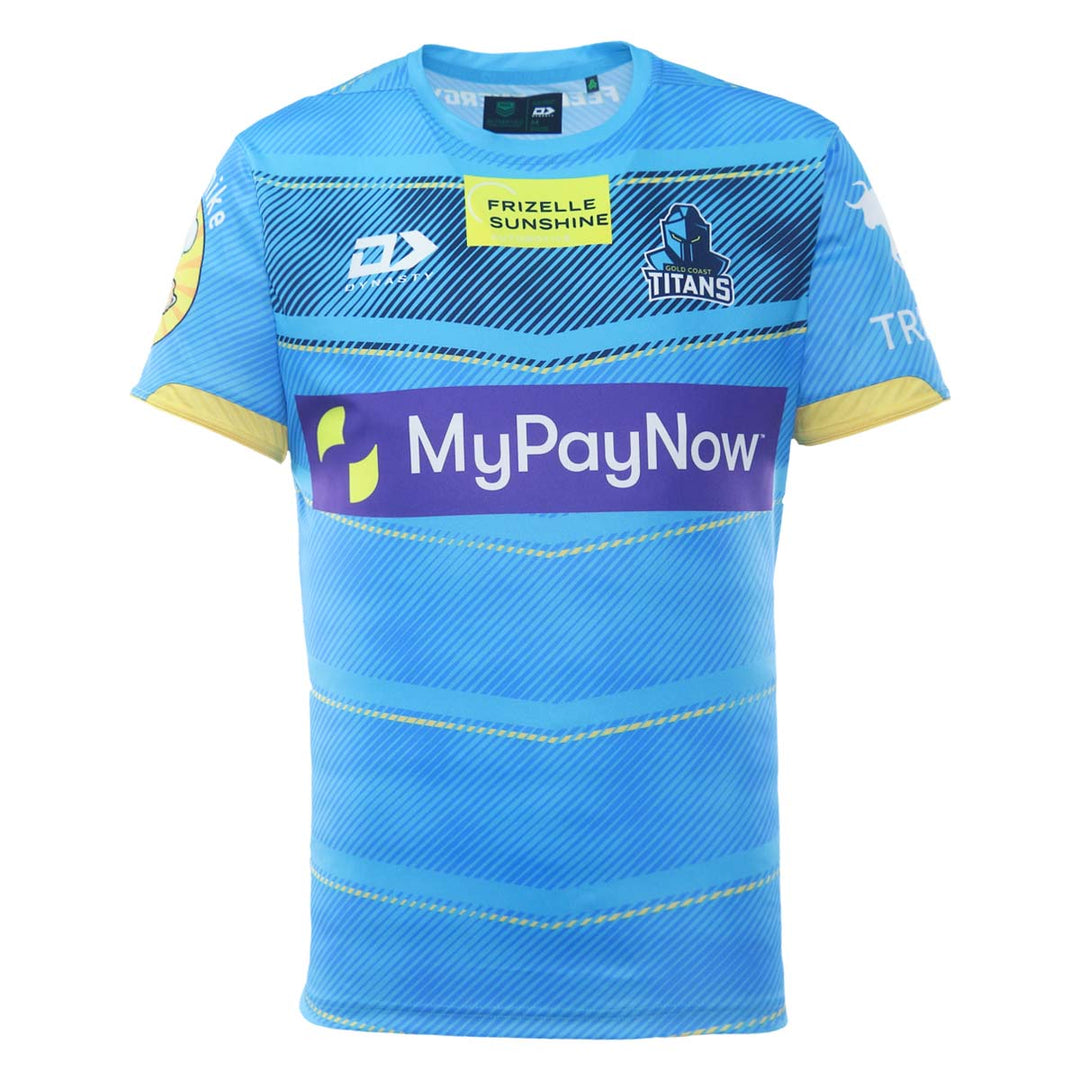 2023 Gold Coast Titans Mens Training Tee-FRONT