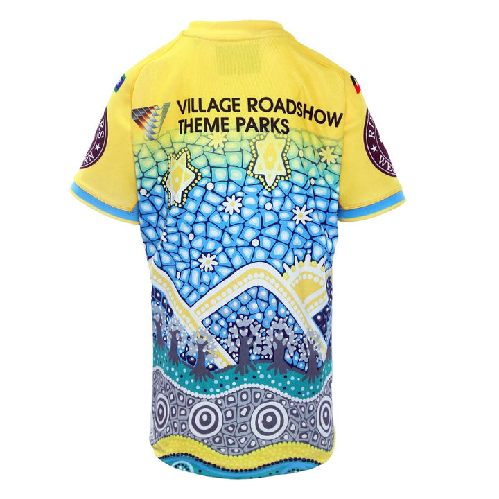 2023 Gold Coast Titans Junior Replica Indigenous Jersey-BACK