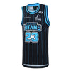 2023 Gold Coast Titans Junior Black Basketball Singlet-LEFT