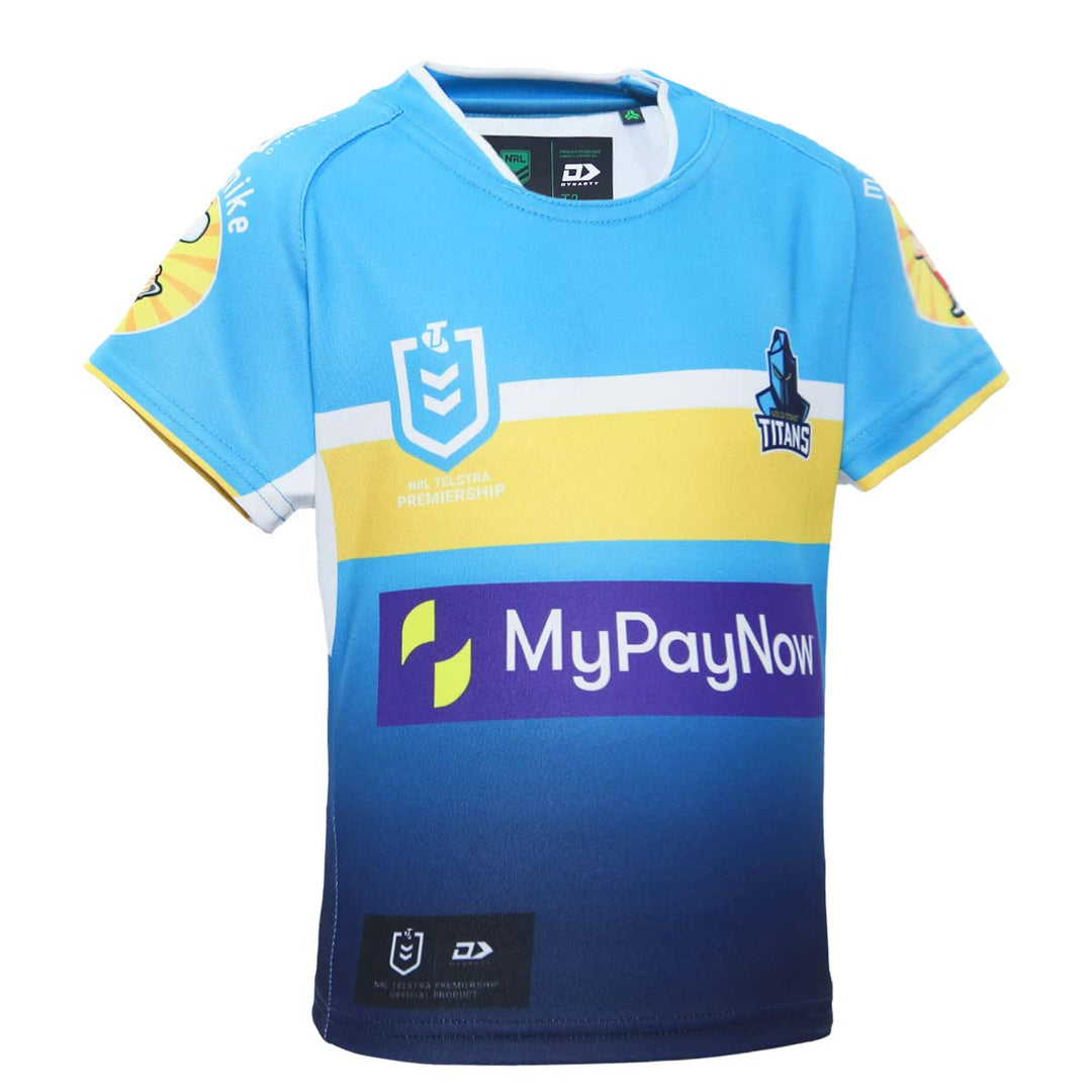 2023 Gold Coast Titans Toddler Replica Home Jersey-RIGHT