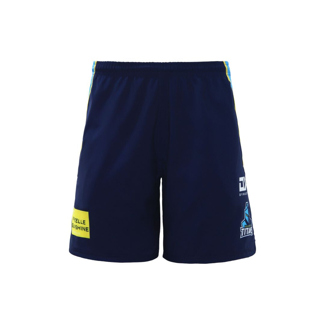 2023 Gold Coast Titans Mens Gym Short-FRONT